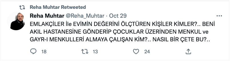 reha muhtar dan sok iddia gayri menkullerimi almaya calisiyorlar